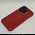 Красный чехол из натуральной кожи для iPhone 14 Pro